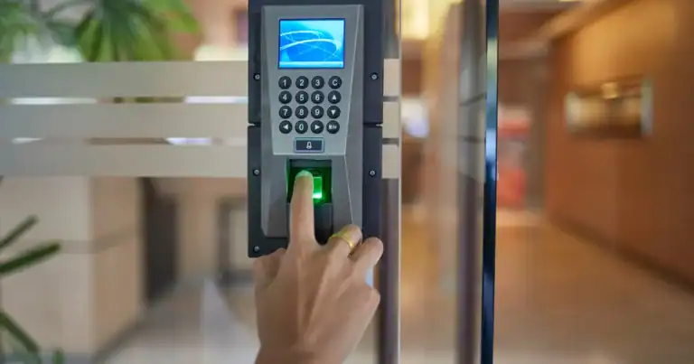 Access control installation showing wiring and door hardware cost drivers