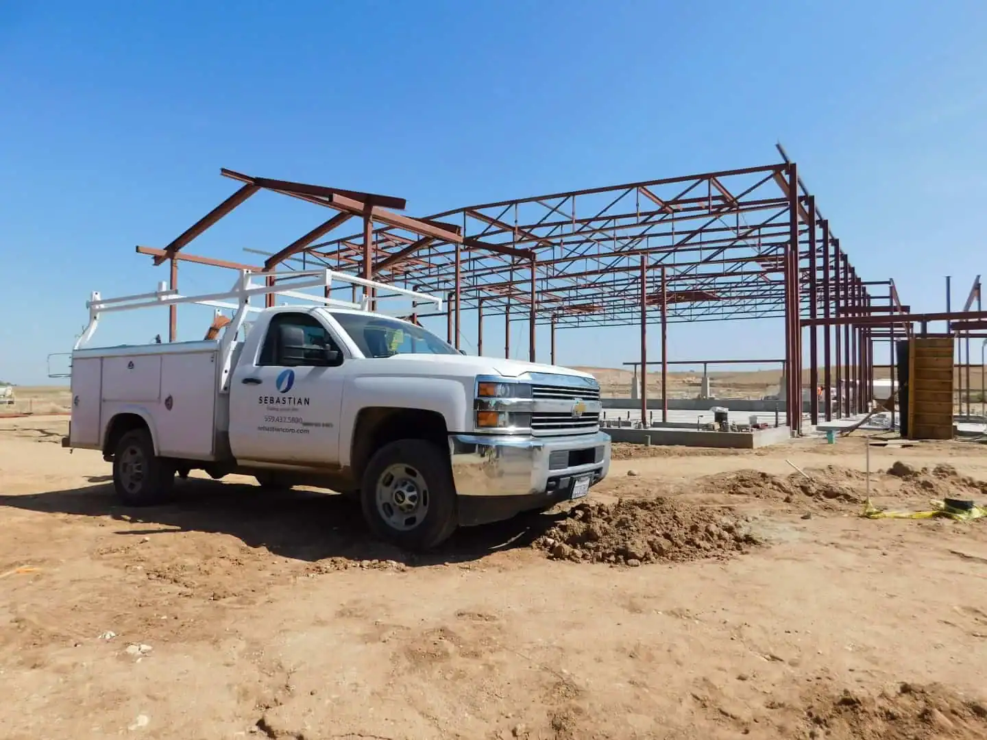 For this one, buddy, I’d use: Sebastian electrical construction work at Hillside Elementary School in Madera, CA.
