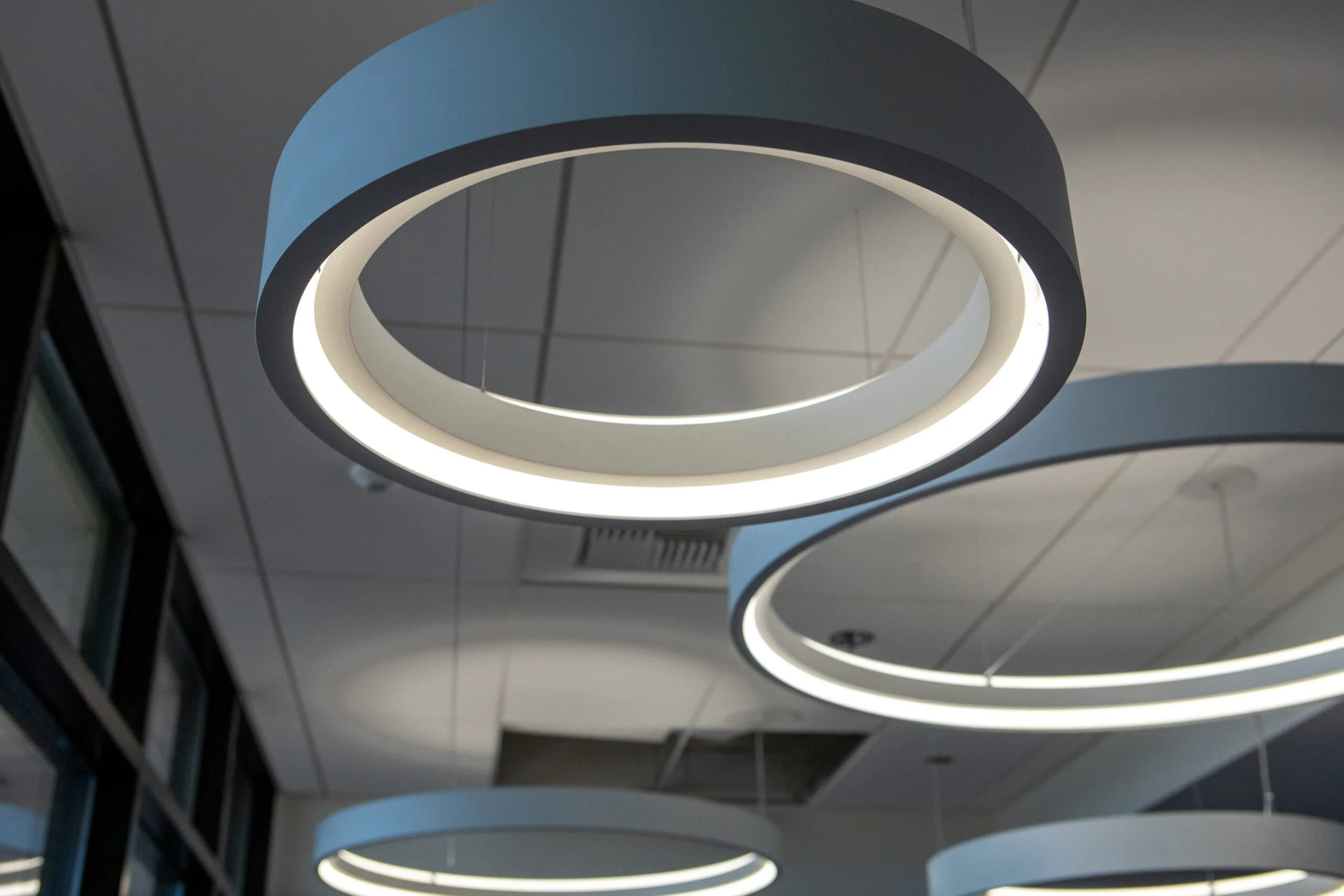 Commercial lighting installed by Sebastian at Mohr Hall, Sacramento City College in Sacramento, CA.